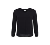 Kaffe Curve Women's Plus Size Blouse Long Sleeves V-Neck Camicetta, Black Deep, 52 da Donna