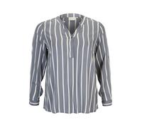 KAFFE CURVE Camicia da donna 'Sida' blu colomba / bianco Donna KAFFE CURVE XL-XXL blu colomba / bianco