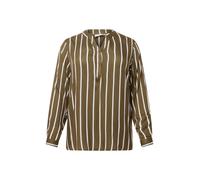 KAFFE CURVE Camicia da donna 'Sida' cachi / bianco Donna KAFFE CURVE XXL