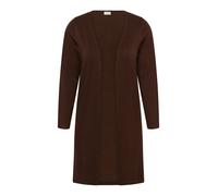 KAFFE CURVE Giacchetta 'KCFarsia' marrone scuro Donna - Abbigliamento - Taglie comode - Pullover e cardigan - Cardigan KAFFE CURVE M