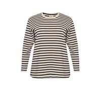 KAFFE CURVE Maglietta 'Winni' nero / bianco Donna KAFFE CURVE XL