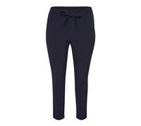 Kaffe Curve - Pantaloni Slim-Leg con Cintura Midnight Marine - - Trousers - Donna - Blu - XL