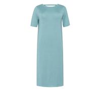 Kaffe Curve Plus Size Women's Maxi Dress Knitted Round Neck Half Sleeves Vestito, Foglia di tè, S Grande Taglia Donna