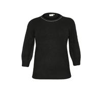 KAFFE CURVE Pullover 'KC Merida' nero Donna KAFFE CURVE S nero