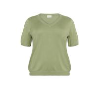 KAFFE CURVE Pullover 'Lizzy' verde chiaro Donna - Abbigliamento - Taglie comode - Pullover e cardigan - Pullover KAFFE CURVE S