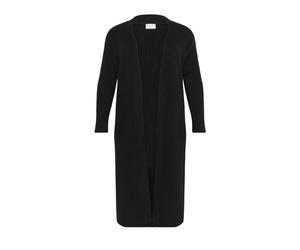 Kaffe Curve - Rinye Long Cardigan - - Knitwear - Donna - Nero - L