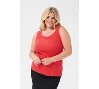 KAFFE CURVE Top 'KCCarina' rosso Donna KAFFE CURVE L