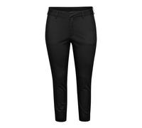 Kaffe Curve, ,Trousers ,Donna ,Nero ,3XL Nero Profondo Pantaloni Chino Corti