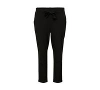 Kaffe Curve, ,Trousers ,Donna ,Nero ,3XL Pantaloni Neri con Cintura e Gamba Slim