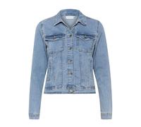 Kaffe - Giacca Denim Lavata Blu Chiaro - -Jackets -Donna -Blu -M