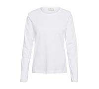 KAFFE Kamarin LS-Maglietta, Bianco-Optical White, XL Donna