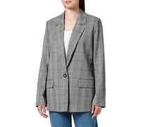 Kaffe Kamarley Blazer, Brown/Blue Check, 36 Donna