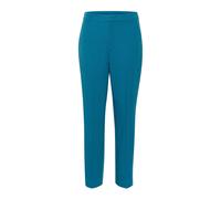 Kaffe - Legion Blue Pantaloni con zip Straight-Leg - -Trousers -Donna -Blu -S