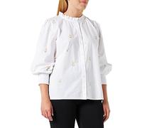 KAFFE Maglia Kananni Camicia da Donna, Gesso, 46