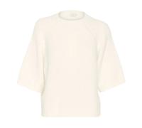 Kaffe - Morbidissimo Pullover Corto a Maglia con Motivo - - Knitwear - Donna - Bianco - XL
