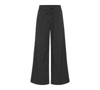 Kaffe - Pantaloni a righe con vita elastica Nero/Gesso - - Trousers - Donna - Nero - L