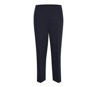 Kaffe - Pantaloni Crop Vita Alta Midnight Marine - - Trousers - Donna - Blu - L