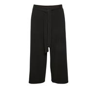 Kaffe - Pantaloni Neri Corti con Ampia Cintura - - Trousers - Donna - Nero - S