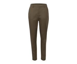 Kaffe - Pantaloni Slim Fit Marroni a Vita Alta - - Trousers - Donna - Marrone - L