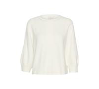 Kaffe Pullover 'KA Meridith' argento / bianco Donna - Abbigliamento - Taglie comode - Pullover e cardigan - Pullover Kaffe L