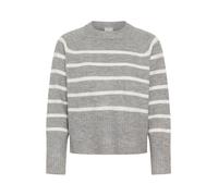 Kaffe Pullover 'KAErin' grigio sfumato / bianco Donna Kaffe XL