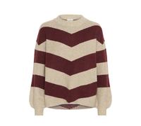 Kaffe Pullover 'KAVerana' beige sfumato / rosso scuro Donna Kaffe XS