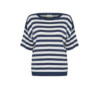 Kaffe Pullover 'Regina' navy / bianco Donna Kaffe S navy / bianco