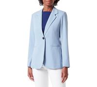 KAFFE Women's Blazer Single Breasted Notch Lapel Regular Fit Jetted Pockets, Denim Sbiadito, 48 Donna