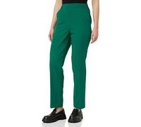 Kaffe Women's Trousers High-Waisted Elastic Waistband Cropped Length Regular Fit, Pantaloni da Donna, Aventurine,