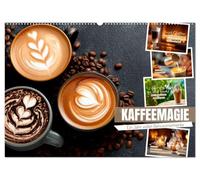 Kaffeemagie - Ein Jahr voller Genussmomente (Wandkalender 2026 DIN A2 quer), CALVENDO Monatskalender: Aromen der Welt entdecken