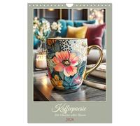 Kaffeepoesie. Der Charme edler Tassen (Wandkalender 2026 DIN A4 hoch), CALVENDO Monatskalender: Die Schönheit moderner Kaffeekultur in stilvollen Wohnräumen