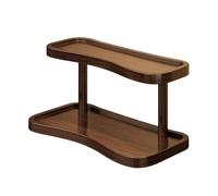 Kaffeetassen Ständer - 2-Ebenen Ausstellungsregal 40x20x22cm, Becherhalter Holz Verbundplatte, Tisch Organizer, Familienküche Wohnheim Innenbereich, Kaffeestation Bar, Robust Platzsparend Stilvoll Dek