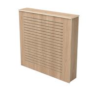 KAFHGEIN Copritermosifone Moderno in Legno, Copri Termosifone con Mensola, Copricalorifero Design per Casa, Mensola sopra Termosifone(100x80x20cm)
