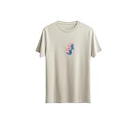 Kaft Maglietta 'The Dream' beige / blu / salmone Donna Kaft S beige / blu / salmone
