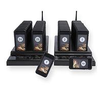 Kafuty-1 Sistema di Chiamata Wireless Sistema di cercapersone Ristorante Sistema di cercapersone Ristorante Cordless Dual Host 2 Trascina 40 Taker Vibrante SU-68Z 110-240V(EU Plug)