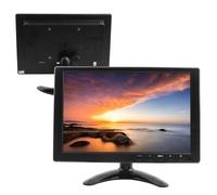 Kafuty Display widescreen portatile da 10,1 pollici 1024x600 Display monitor HDMI 16: 9 per PS4, per Xbox Raspberry Pi ecc. Con menu multilingua, altoparlanti doppi.(Spina UE)