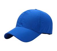 kaGeneric267.13 - Cappello da papà per uomo e donna, in cotone, regolabile, a basso profilo, per teste piccole, da donna (blu, taglia unica)