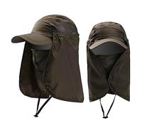 kaGeneric267.13 - Cappello da sole per donne e uomini, per attività all'aperto, pesca, escursionismo, con copertura per il collo, oltre 50 accessori per abbigliamento sportivo all'aperto (GY2, taglia