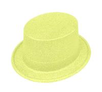 kaGeneric267.13 - Cappello irlandese da donna irlandese 4 St. Day, cappello a tesa larga, cappello verde, piccolo cappello alla pescatora (giallo, taglia unica)