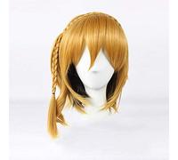Kagerou Project Momo Kisaragi Parrucca Cosplay Fibra sintetica per capelli ad alta temperatura Capelli biondi e neri Costumi di Halloween Parrucche + Cappellino per parrucca