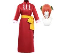 Kagura - Costume da cosplay Tang da donna, set di uniformi da Cheongsam antiche cinesi tradizionali, per Halloween, costume da spettacolo, fumetto