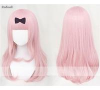 Kaguya-sama: Love is War Fujiwara Chika Parrucca Cosplay per capelli rosa per adulti Halloween Giochi di ruolo Capelli per eventi
