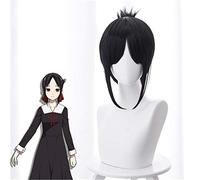 Kaguya-sama Love is War Kaguya Shinomiya Parrucche Cosplay Nero Capelli sintetici resistenti al calore Perucas Parrucca Costume di Halloween Anime