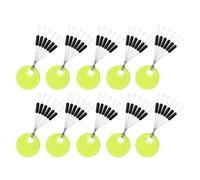 KAHDGSS 10 Grops Spazi Fano Pesca Bobber Tappi per Le Platina Galleggianti per La Arresto del Galleggiante Tapparsi in Gomma Accessorio