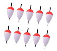 KAHDGSS 10 Pesca A Roccia Che Colpisce Galleggiante in Schiuma Rosso E Bianco Bobber Booy Dure Schiuma Pesce Placcaggio Facile da Usare Float da Sciopero Rocce