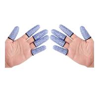 KAHDGSS 10 Professionali Protezioni Per Dita Resistenti Taglio Comfort Flessibile Livelli Adattamento Cinque Difesa Contro Lama E Strumento Affilato Attrezzatura Sicurezza Sul Lavoro In HPPE