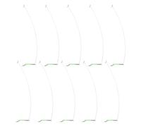 KAHDGSS 10Pcs Glow Tubo Singolo Equilibrio Gancio Divisore Attrezzatura Da Pesca Connettore Equilibrio 15/20/30/40cm Manicotto Alimentatore Connettore Gancio a Cambiamento Rapido