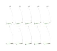 KAHDGSS 10Pcs Glow Tubo Singolo Equilibrio Gancio Divisore Attrezzatura Da Pesca Connettore Equilibrio 15/20/30/40cm Manicotto Alimentatore Connettore Gancio a Cambiamento Rapido