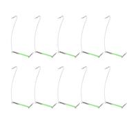 KAHDGSS 10Pcs Glow Tubo Singolo Equilibrio Gancio Divisore Attrezzatura Da Pesca Connettore Equilibrio 15/20/30/40cm Manicotto Alimentatore Connettore Gancio a Cambiamento Rapido