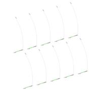 KAHDGSS 10Pcs Glow Tubo Singolo Equilibrio Gancio Divisore Attrezzatura Da Pesca Connettore Equilibrio 15/20/30/40cm Manicotto Alimentatore Connettore Gancio a Cambiamento Rapido